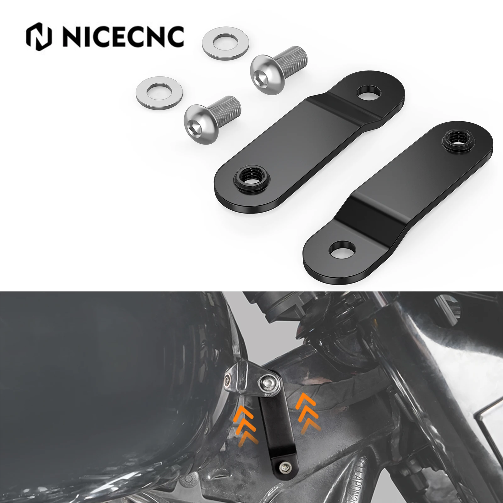 Комплект для подъема бензобака Harley Iron 883 XL883N 2009-2018 Sportster Super Low XL883L 12-2018 Dyna Street Bob Fat