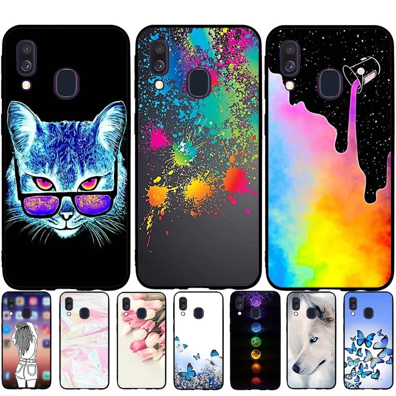 

Case For Samsung A40 Case 2019 Soft TPU Phone Back Cover For Samsung Galaxy A40 Silicon Case Coque Capa A 40 A405 A405F Bumper