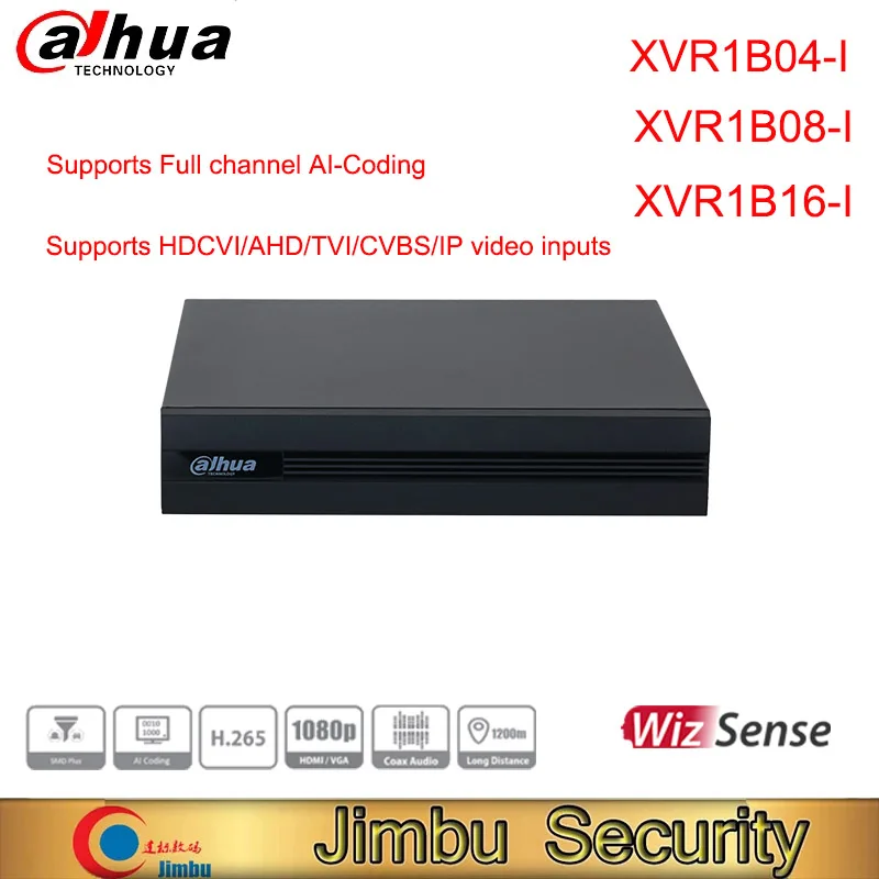 

Dahua DVR XVR 4ch 8ch 16ch Penta-brid Cooper 1U 1HDD WizSense Digital Video Recorder XVR1B04-I XVR1B08-I XVR1B16-I SMD Plus