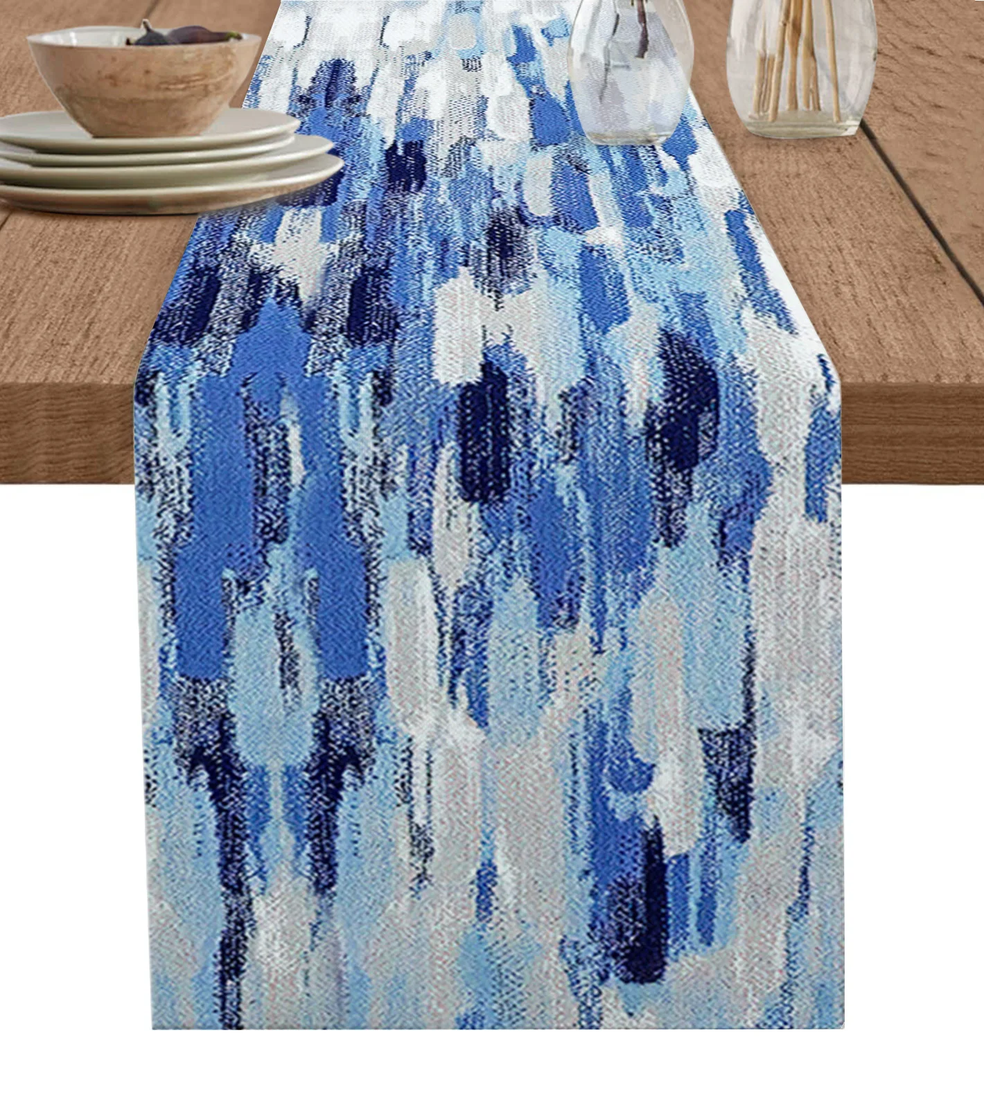 

Brush Lines Table Runner Christmas Dining Table Decor Linen Table Runners Wedding Decor Table Cloth