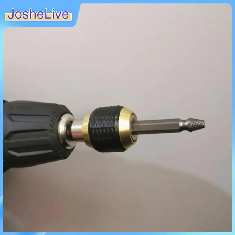 

50mm Rod Drill Bit Holder Impact Driver Drill Chuck Adapter 1/4" Hex Shank Drill Self-locking Screwdriver Adapter Drill Chuck