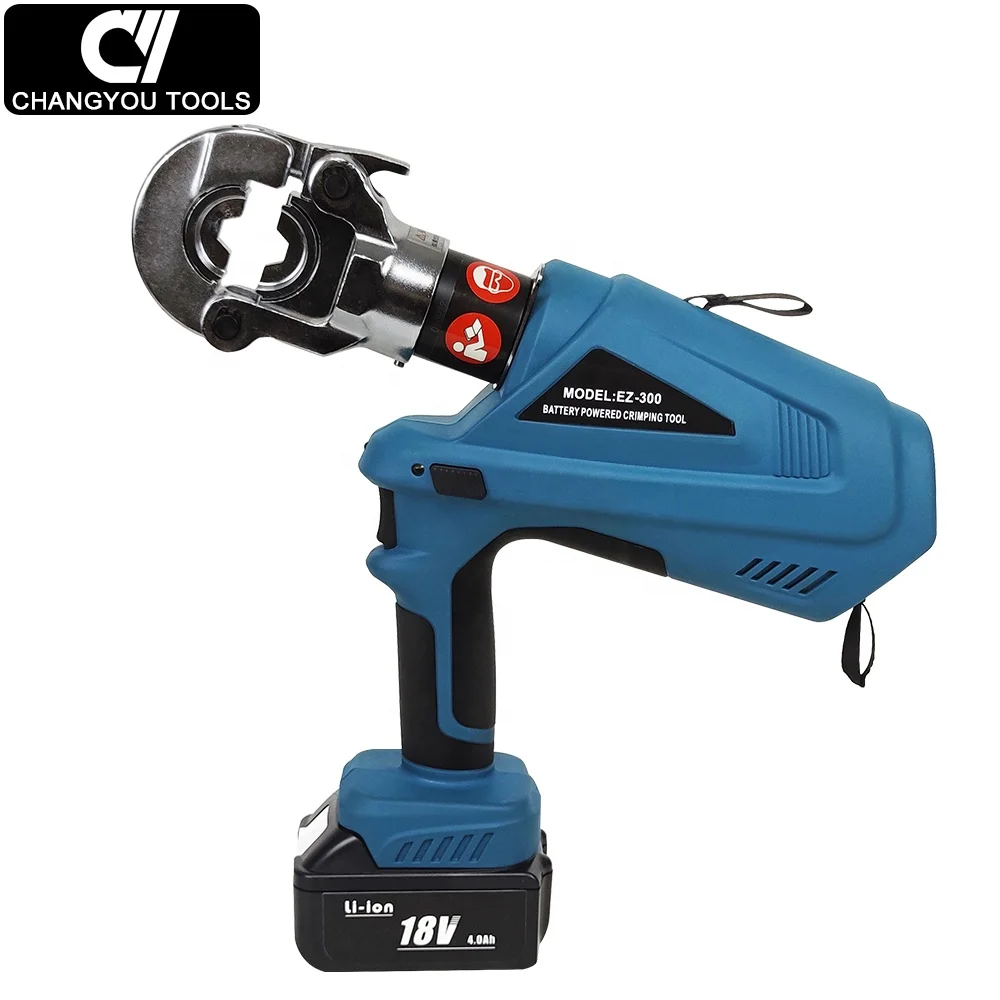 

6T 300mm2 Electric Battery Powered Cable Hydraulic Crimping Tool EZ-300