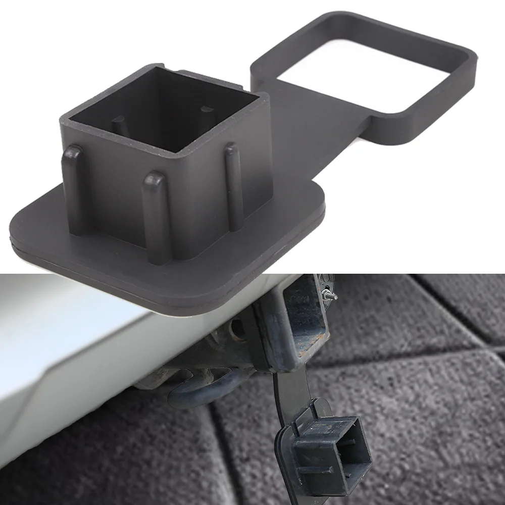 

Tow hook dust plug Square protection cover General purpose model 2 inch traction cover Auto parts protection cover