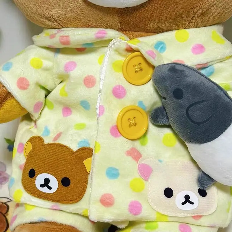 Rilakkuma пижамы плюшевые куклы мультяшные украшения для спальни периферийные