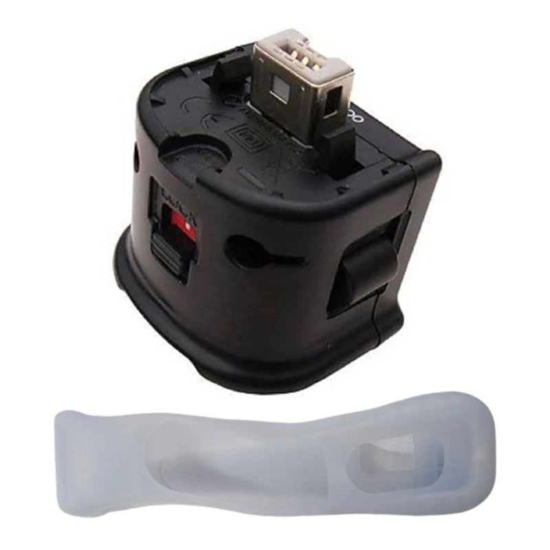 

H7JF Motion Plus Adapter, Replacement Sensor Accelerator Compatible with Wii Remote Controller