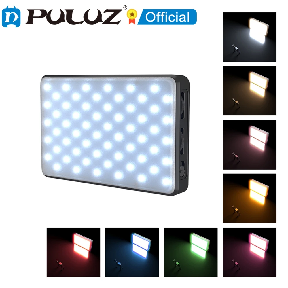 

Светодиодсветильник лампа PULUZ 2500K / 9000K 120 LED s для прямой трансляции видео, фотосъемки, красоты, Селфи, заполнясветильник с переключаемым филь...
