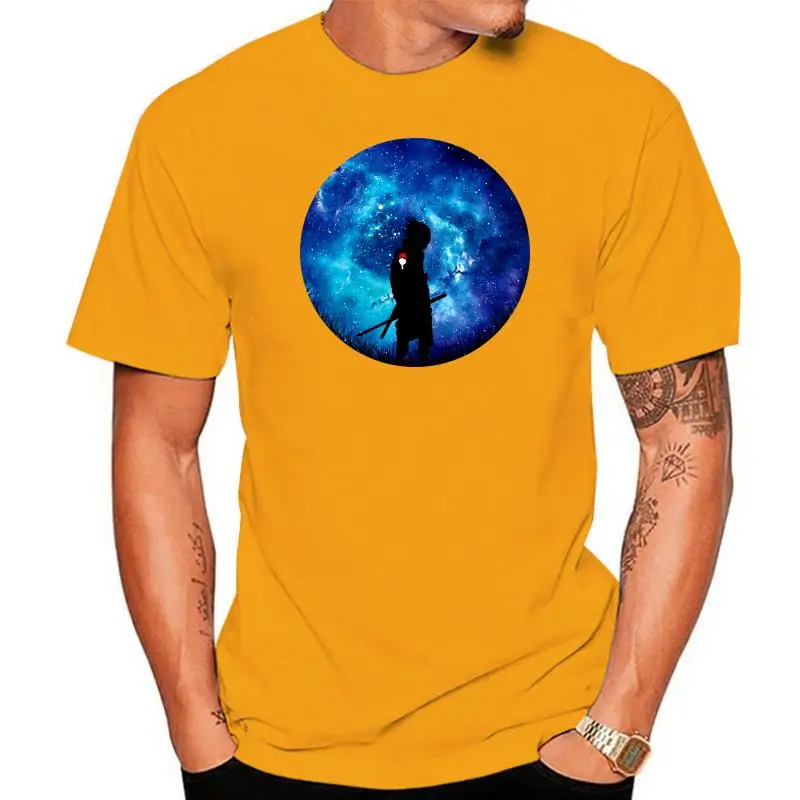 

Summer Fashion Street Short Sleeve T -Shirt Sasuke Silhouette Uchiha T Shirt