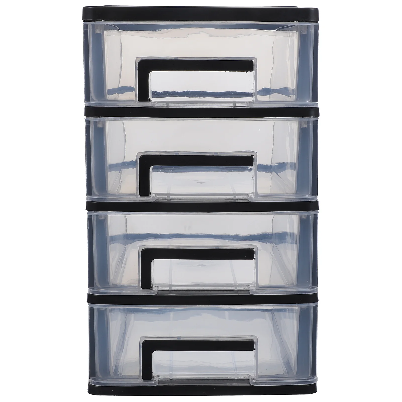 

desktop drawer organizer 4 layer box small office storage box table debris holder ( black storage bins with lids and
