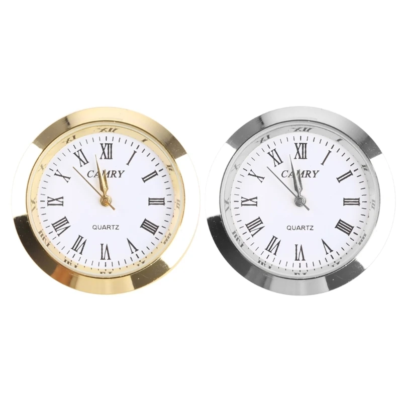 Часы с кварцевым механизмом круглые часы для вставки в голову классические