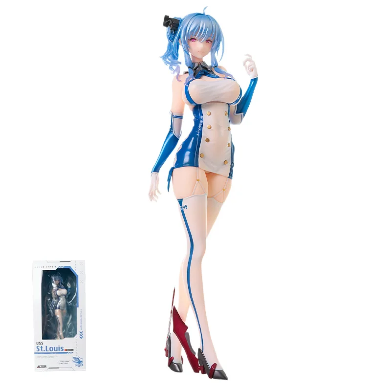 

Новая коллекция для взрослых, привлекательная Аниме Фигурка St Louis из ПВХ, 26 см, экшн-фигурка, модель сексуальной девочки, кукла, игрушка для м...