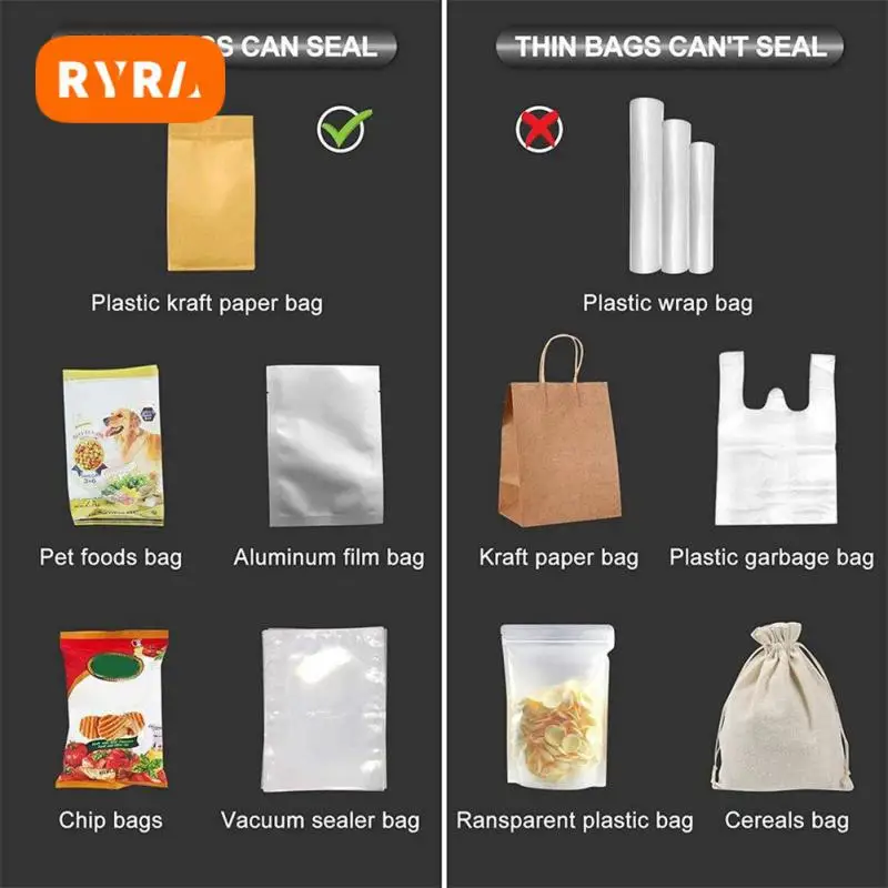 

Snack Bag Sealer Electric Thermal Bag Sealer Handheld Bag Clips Usb Chargable Eco-friendly Usb Rechargeable Kitchen Organizers