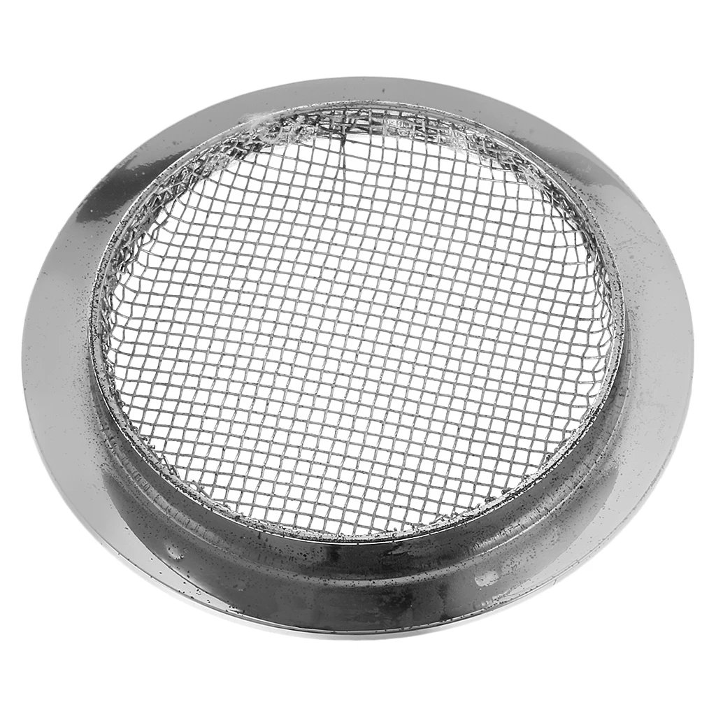 

Sound hole inserts Resonator screen speaker grill for dobro guitar-chrome