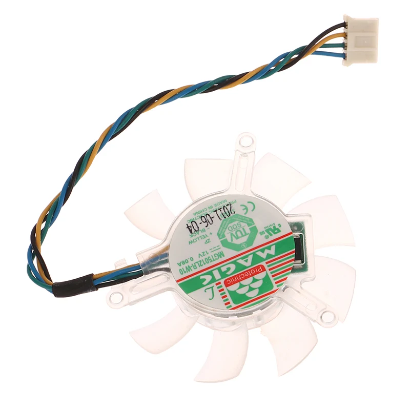 

1Pc Brand New 45MM VGA Cooling Fan Hole Pitch 39mm MGT5012LR-W10 4Wire Quiet Temperature Control Graphics Card Fan 12V 0.08A Fan