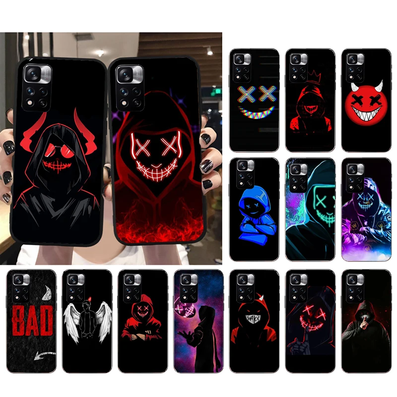 

Devil Bad Boy Mask Guy Phone Case for Xiaomi Redmi Note 12 Pro 11S 11 10 Pro 9Pro Note9 10S Redmi 10 9C 9A Funda