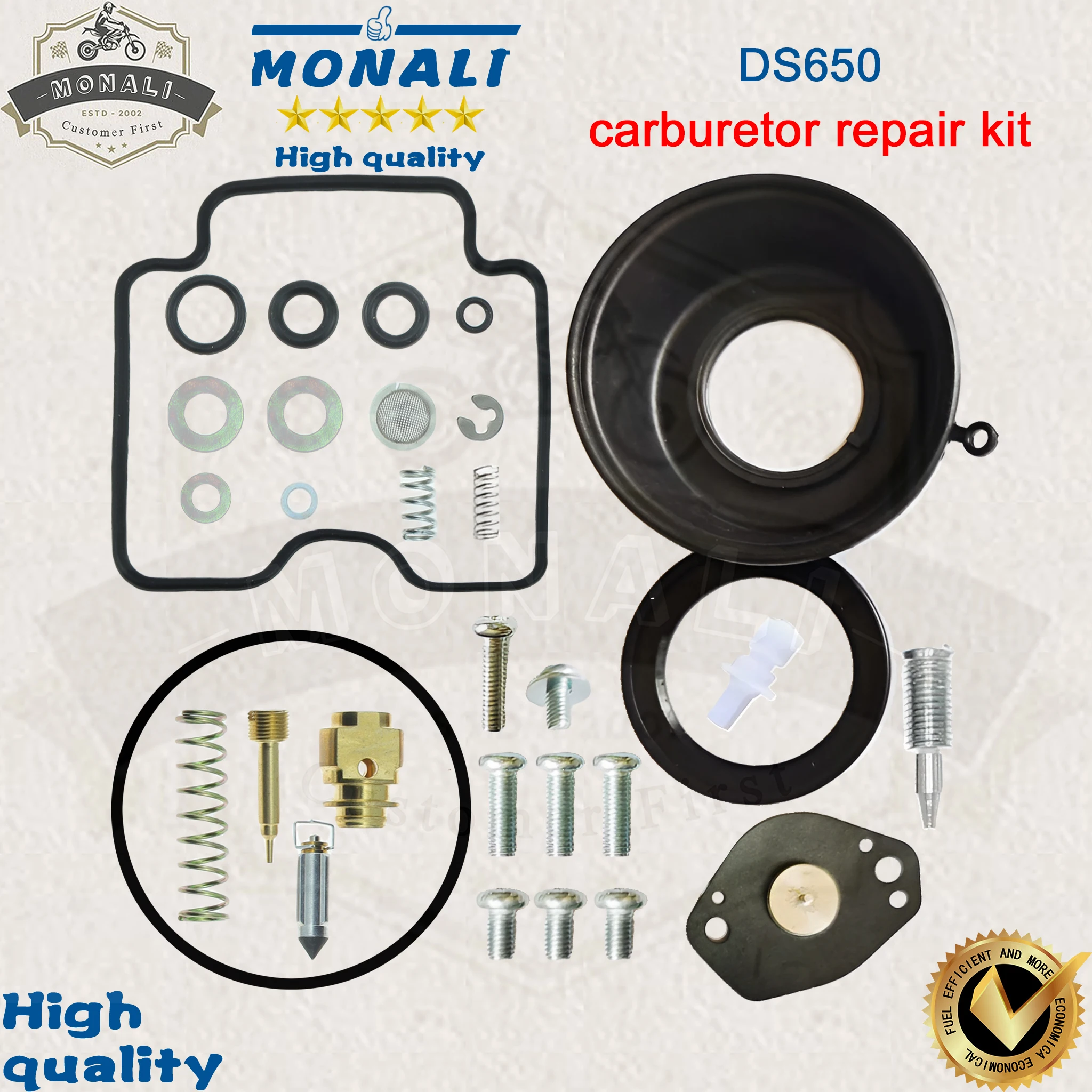 Фото Полный комплект для восстановления карбюратора Mikuni для Ardier DS650, модель MK-BSR42-04 №1