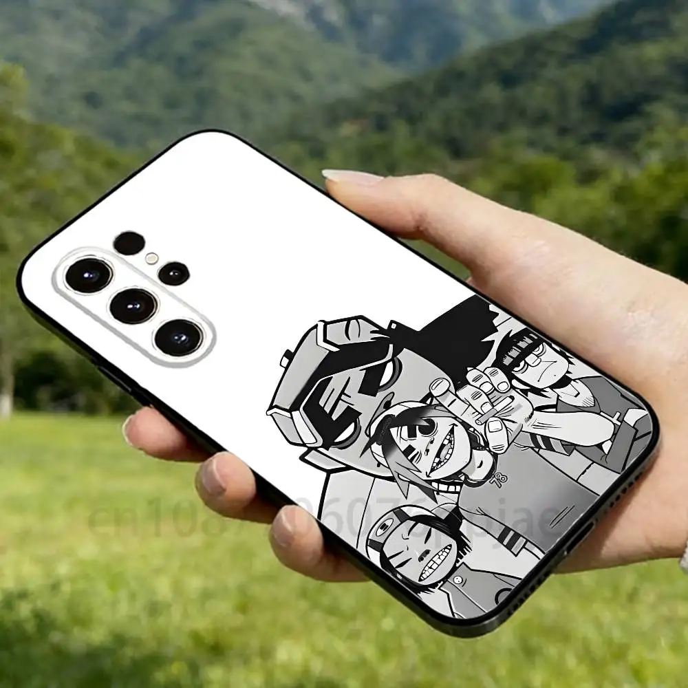 Фото Чехол для телефона G-Gorillaz Rock Band с рисунком для Samsung Galaxy A53,51,72,73,31,30,42, мягкий силиконовый черный чехол №5
