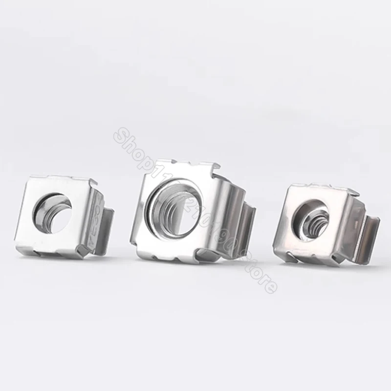 1-5 шт. M4 M5 M6 M8 M10 Квартет из нержавеющей стали 304 плавающая гайка кассета эластичный