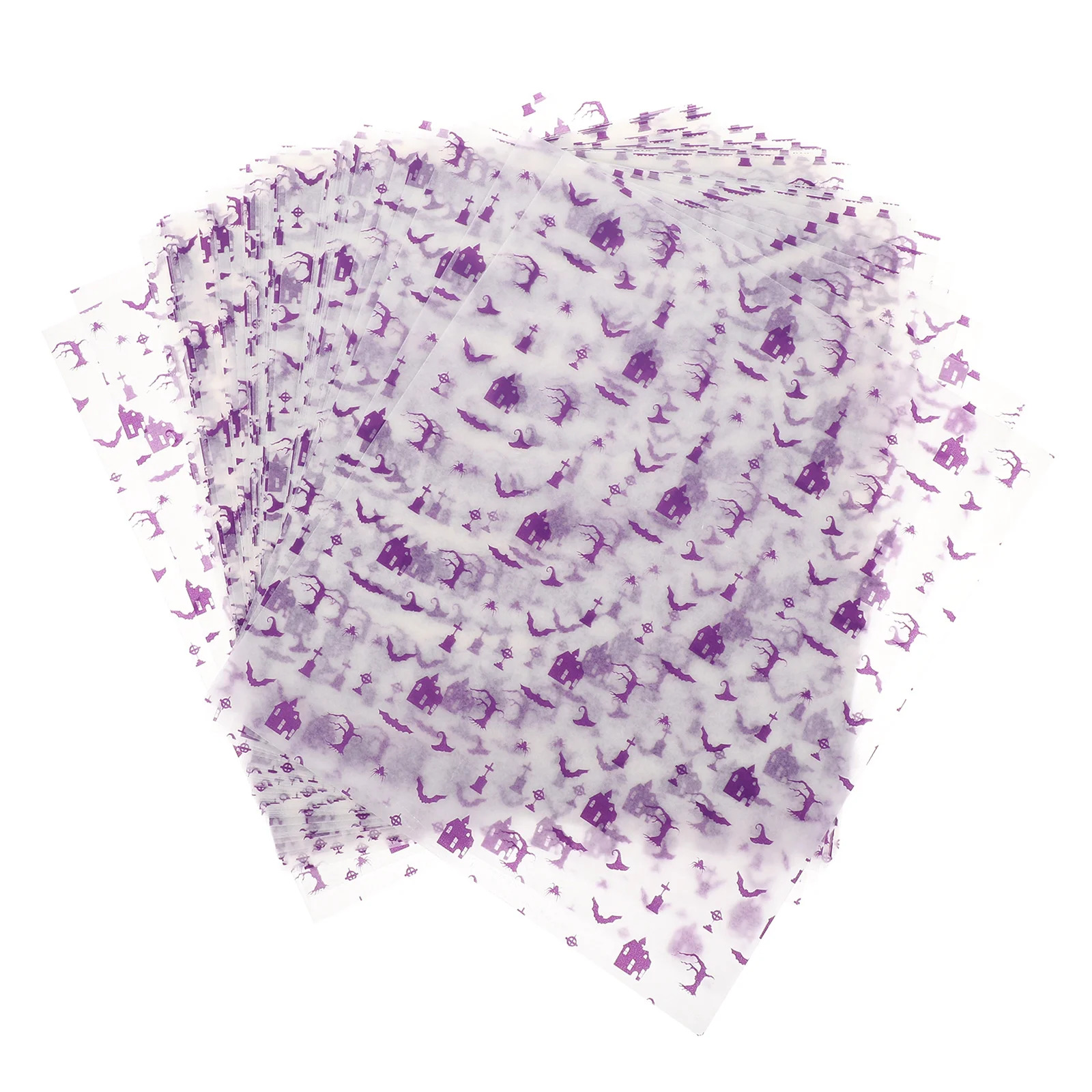 50 шт искусственное печенье обертка для Хэллоуина искусственная Nougat