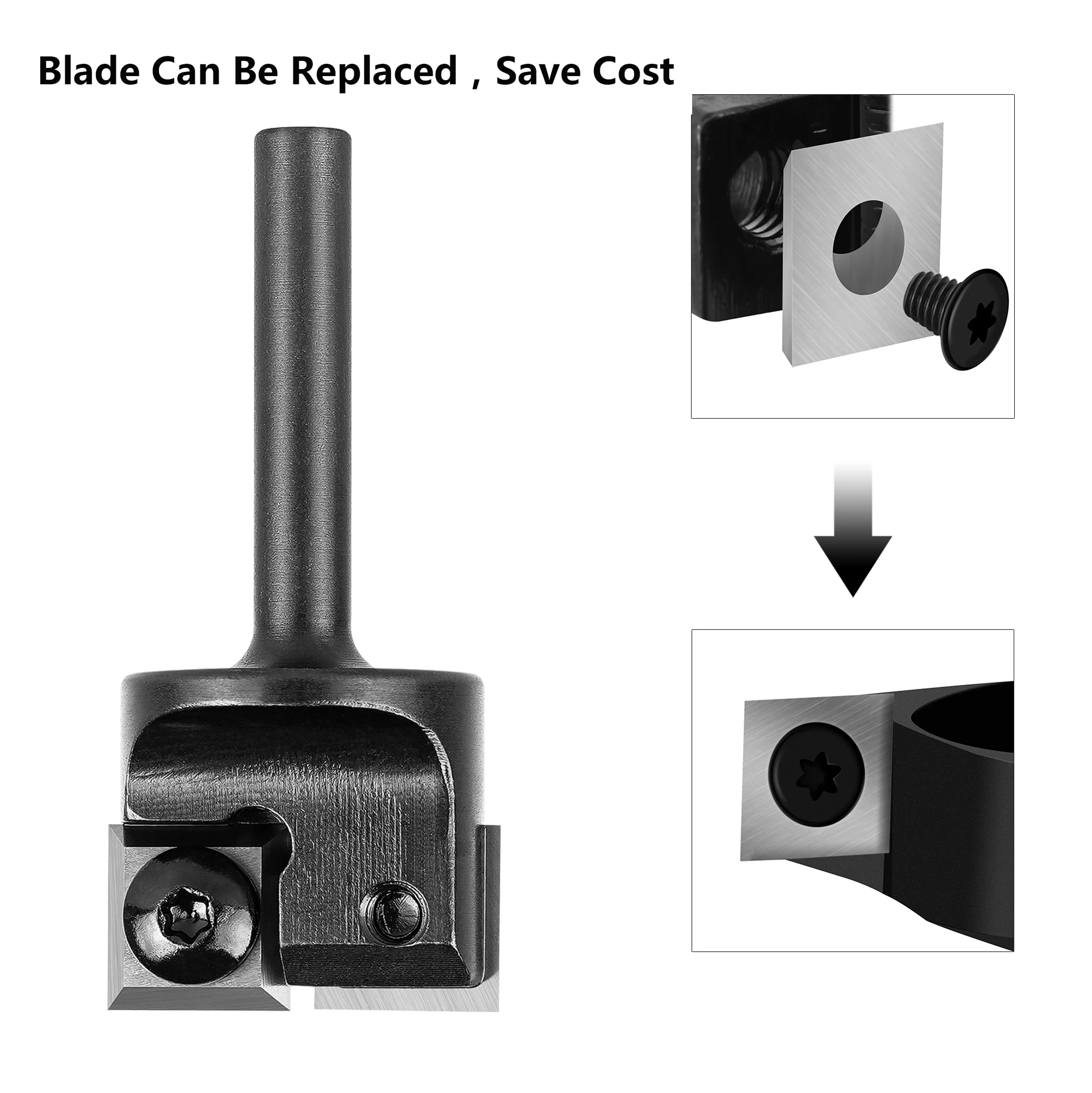 SpeTool 1 шт. ЧПУ катушка Поверхностная фреза с хвостовиком 1/2 дюйма 2-канавка