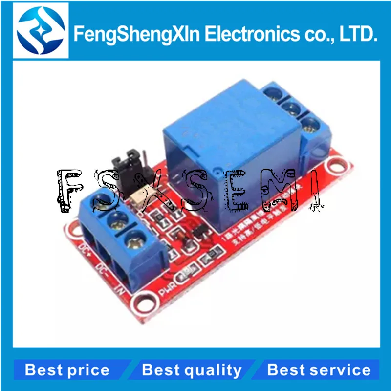 

1-канальная плата релейного модуля 5V9V12V24V, экран со стандартным триггером высокого и низкого уровня