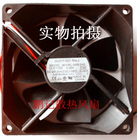 

BRAND NEW ORIGINAL 90*90*25MM Cooling Fan AD0924HB-A72GL 3610KL-05W-B39 M34261-16 3610RL-04W-S66 AD0924XB-A71GL 3610KL-04W-B49