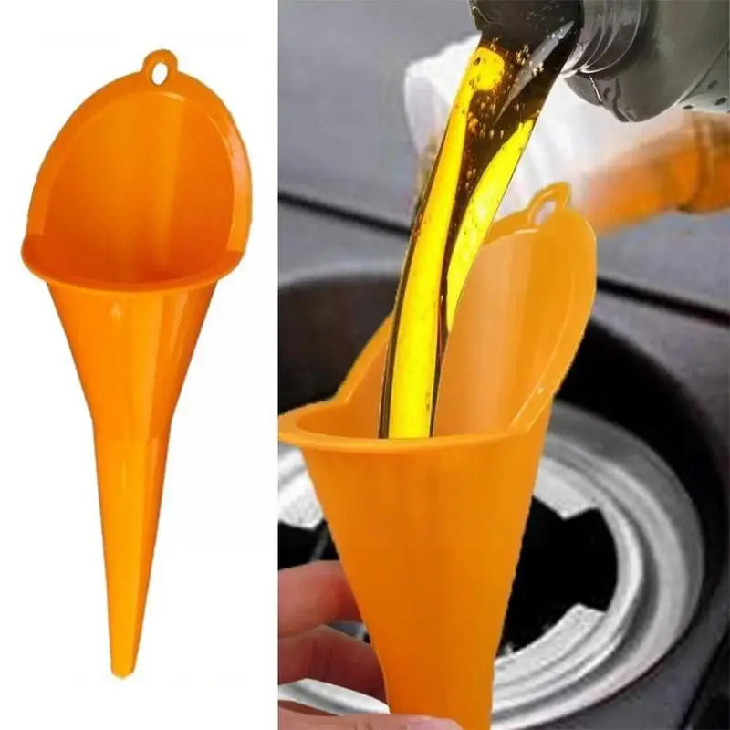 

Universal Motorcycle Refueling Long Funnel Car Oil Filling Auto Wear-resistant Funnel Accessories Motorcycle Filling Funnel W1h9