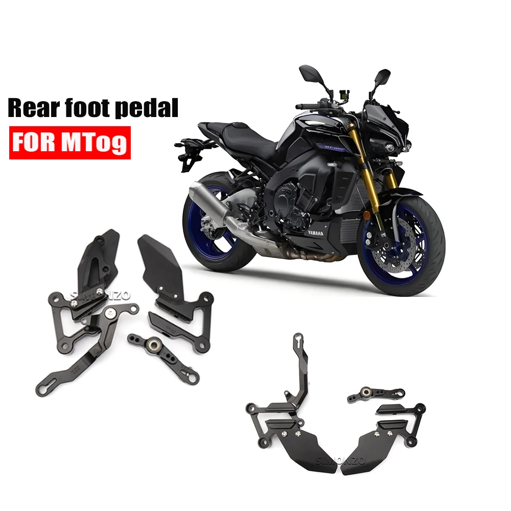Комплект для подножки мотоцикла MT 09 задние педали YAMAHA MT09 аксессуары SP 2021-2023