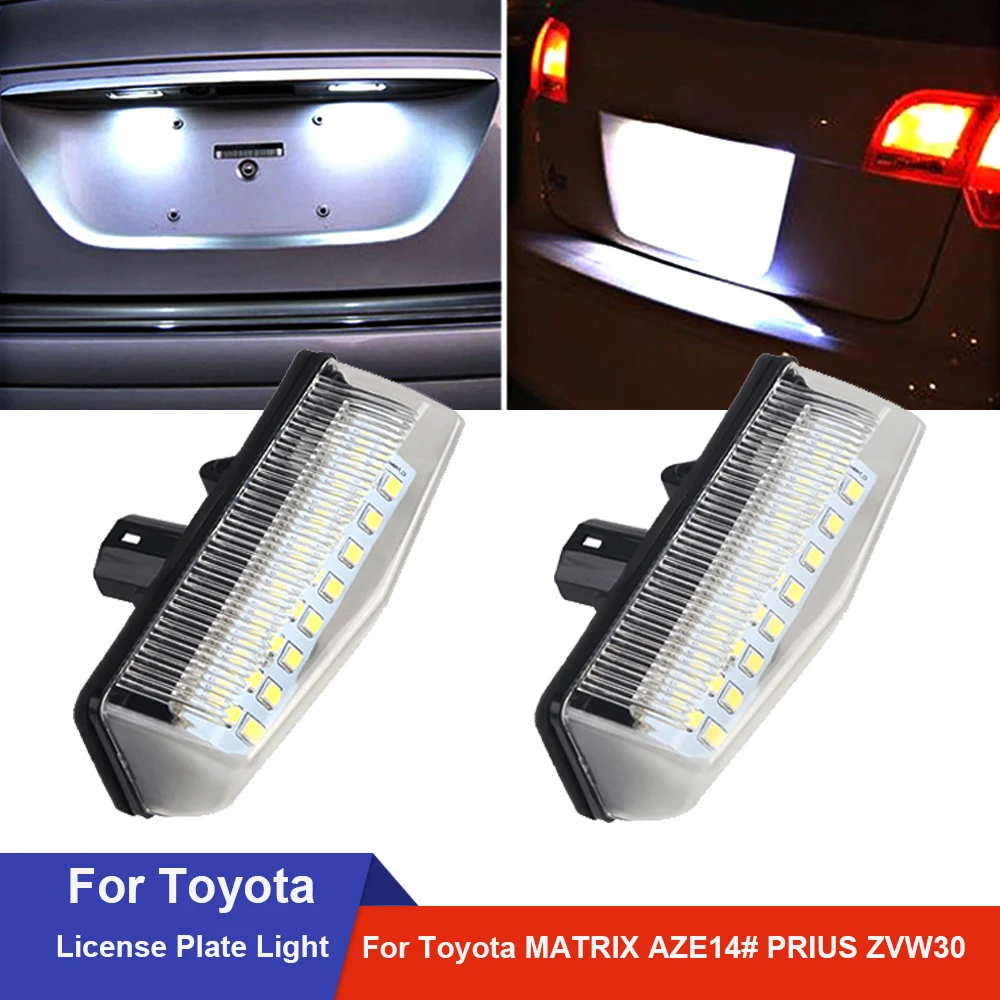 Лампа Номерного Знака Canbus Для Toyota Prius ZVW30 NHW20 MATRI Без Ошибок 12 В Автомобильные