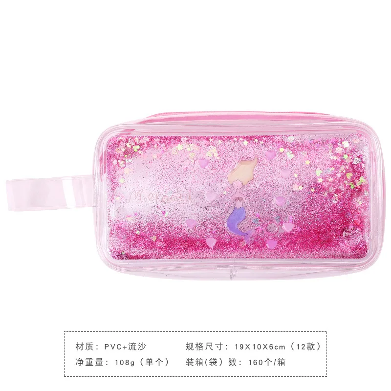 Чехол для карандашей с сердечками и маслом вместительная сумка хранения