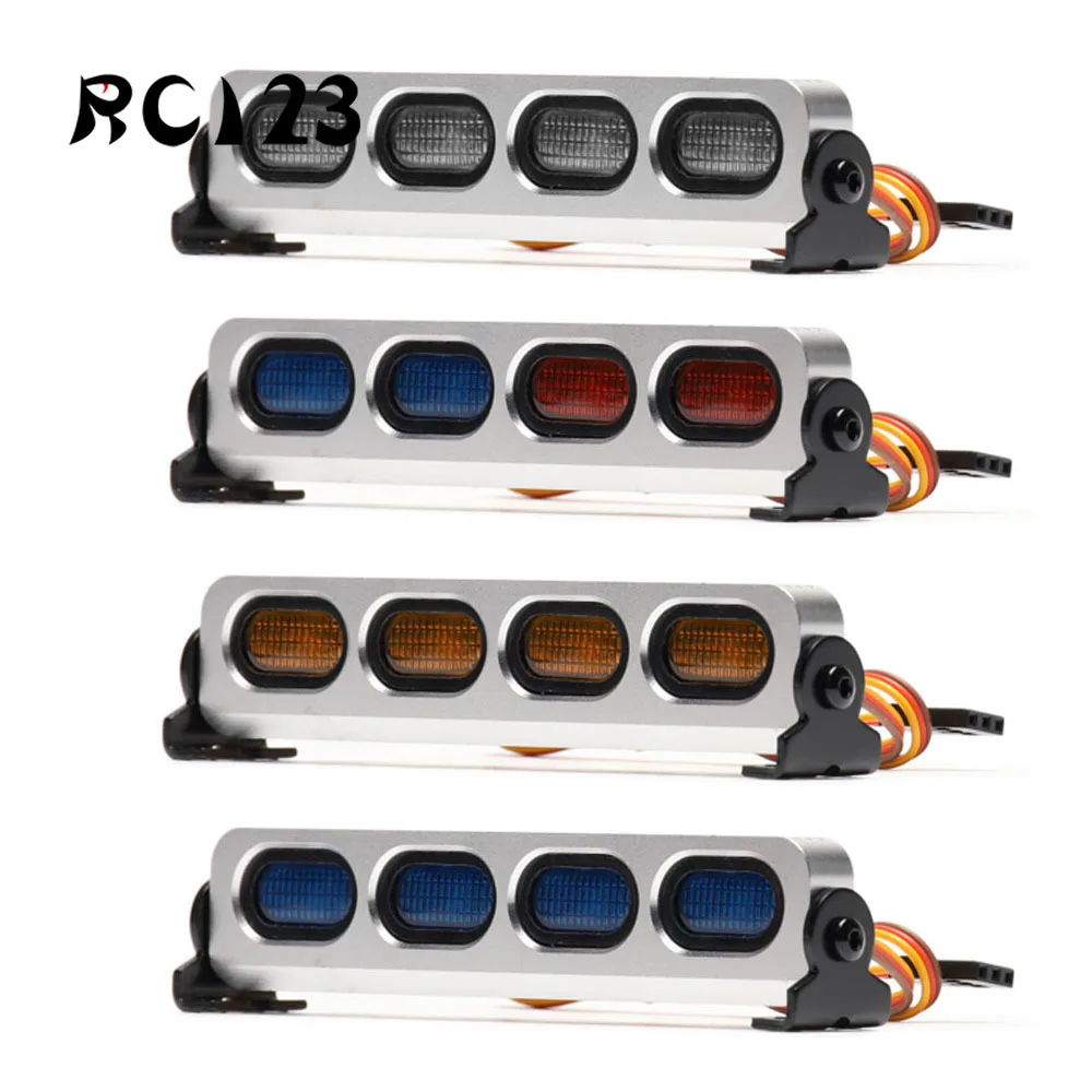 1:10 1:8 Multi Function Ultra LED Light Bar 5 Modes RC 1/10 1/8 FOR D90 SXC10 4WD AX-508 NEW ENRON