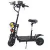 

5600w 6000w 11 inch off road dual motor foldable 60v electric scooter 80km/h adults e scooter trotinette-electrique- monopattino