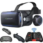 Shinecon 6,0 VR Очки виртуальной реальности 3D стереогарнитура Версия Мобильный телефон Helmet с дистанционным управлением для IOS Android