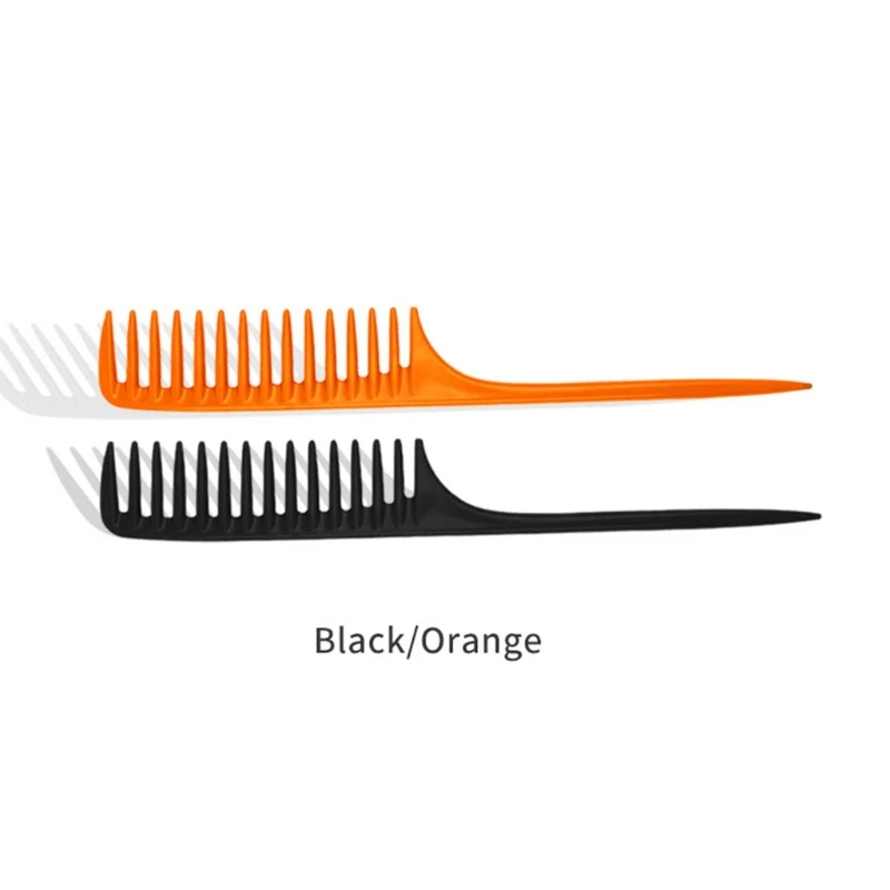

Wide Tooth Tail Combs Pintail Barber Styling Comb for Women Anti Static Hairdressing Tool Salon Professional Use