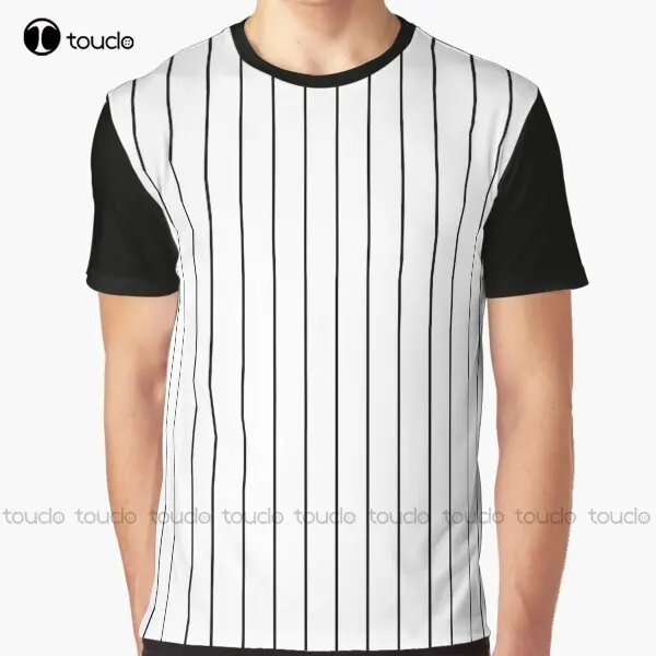 

Thin Lines Vertical Black Graphic T-Shirt Dad Shirts Digital Printing Tee Shirts Christmas Gift New Popular Xxs-5Xl Streetwear