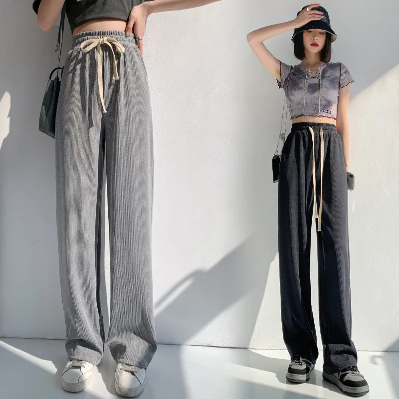 Штаны женские весенне-летние эластичные свободные для бега | Женская одежда