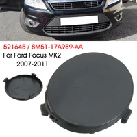 car black front bumper tow hook cap cover for ford for focus mk2 for c max 2007 2011 8m5117a989aa