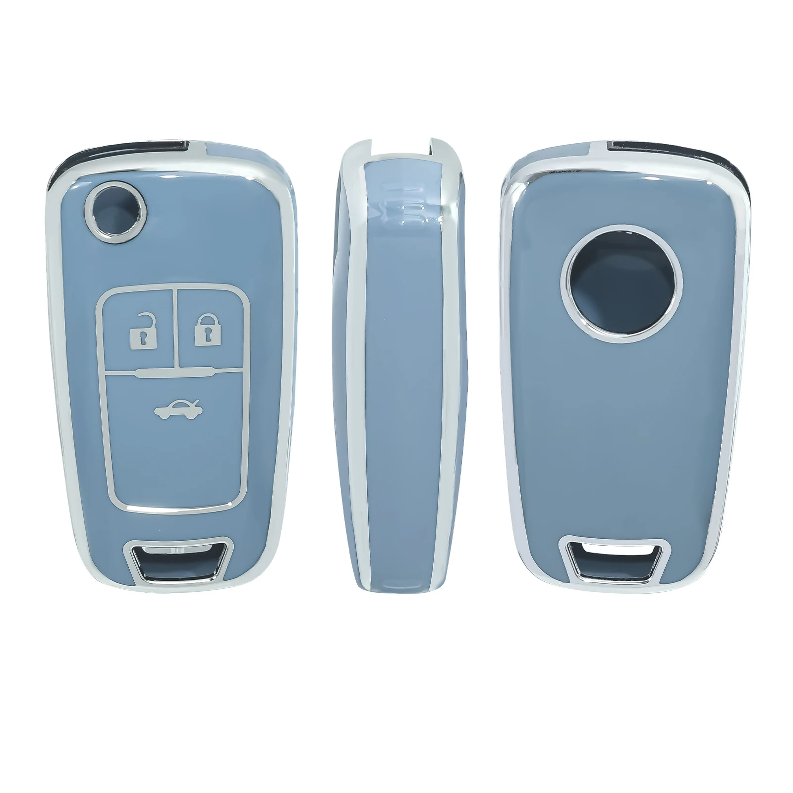

Чехол для ключей для Buick Cruze Aveo Trax Opel Astra Corsa Meriva Zafira Antara J, мягкий чехол для ключей из ТПУ, защитный брелок для ключей