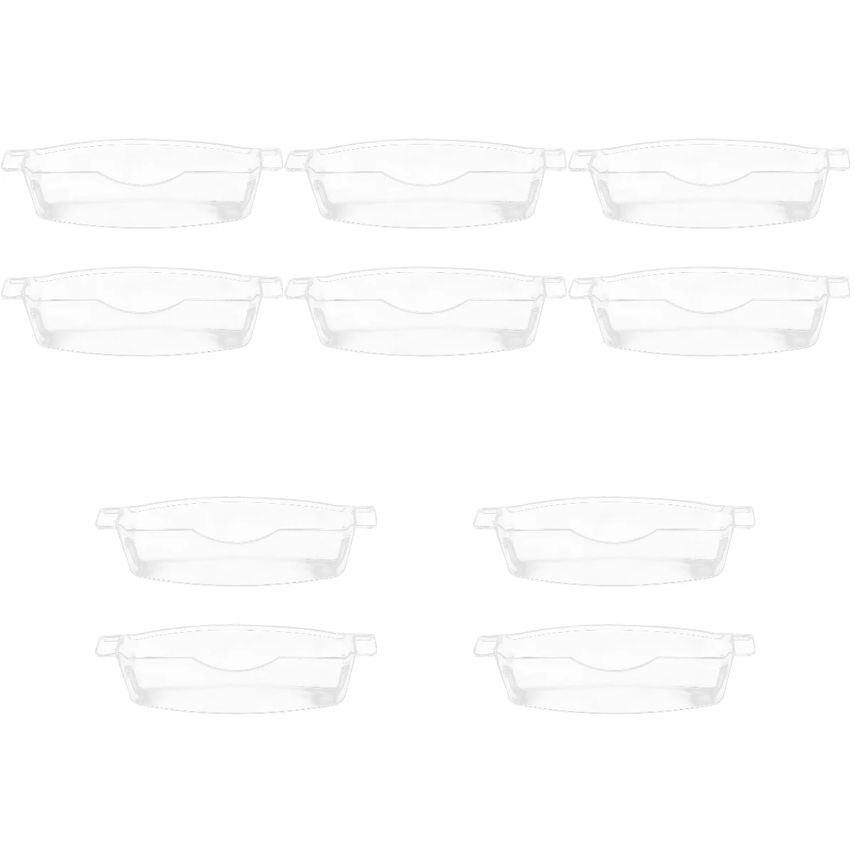 

10 Pcs Range Hood Oil Connection Box Collecting Cup Stove Accessories Pan Bowl Ventilator Plastic Accessory Container