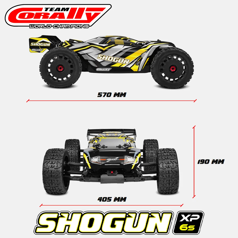 Новинка 2022 радиоуправляемая электрическая модель внедорожника Corally SHOGUN 6S RTR 1/8