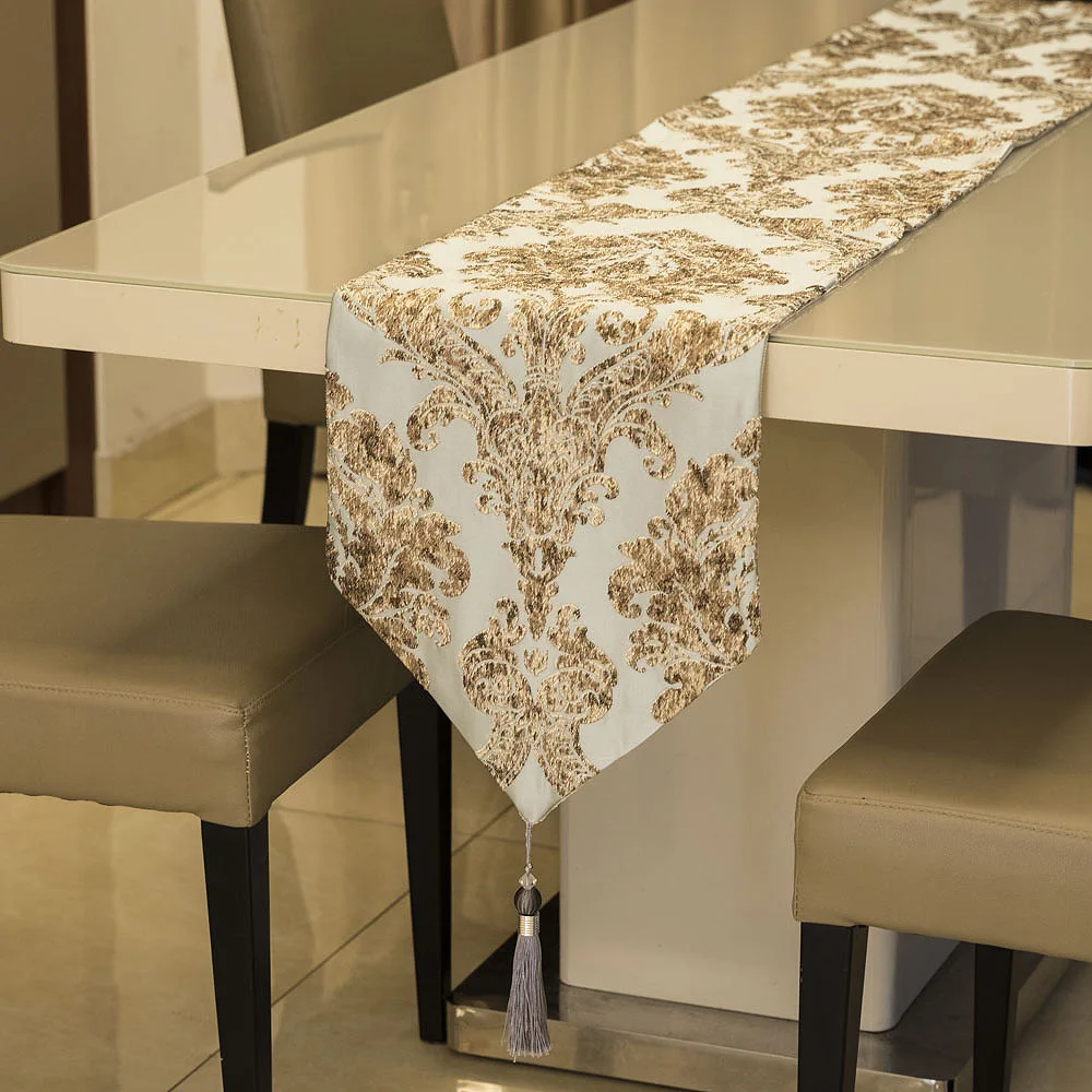 Простой жаккардовый синель европейский стиль журнальный столик Западный стол