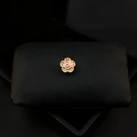 high end anti exposure buckle mini brooch womens collar pin delicate small flower shirt neckline corsage ornament jewelry pins