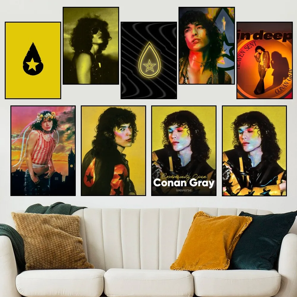 Постер Singer C-Conan grey Found Heaven маленькие принты наклейка на стену для комнаты картина