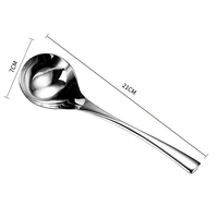 cooking kitchen utensils de cozinha stainless steel tableware multi function spoon special for broth soup tea tool soup teaspoon