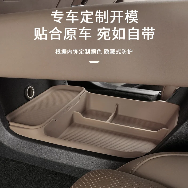 Фото QIWN Premium для Li Auto L6 L7 L8 L9 I6 I8 MEGA: Органайзер для центральной консоли, силиконовый органайзер для подлокотника, аксессуары для интерьера №3