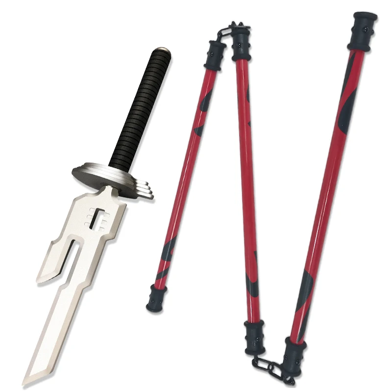 Реквизит для косплея аниме юютсу касин фушигуро туджи оружие для ролевых игр меч Тройная палка для Хэллоуина карнавала Вечерние