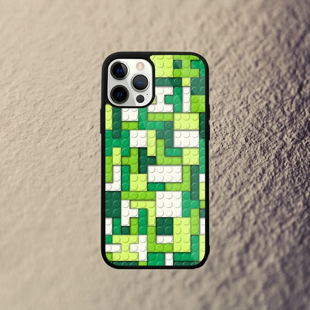 L-Legos блоки телефонный чехол для iPhone 15 14 13 12 11 Plus Pro Max Mini Magsafe Магнитная Беспроводная