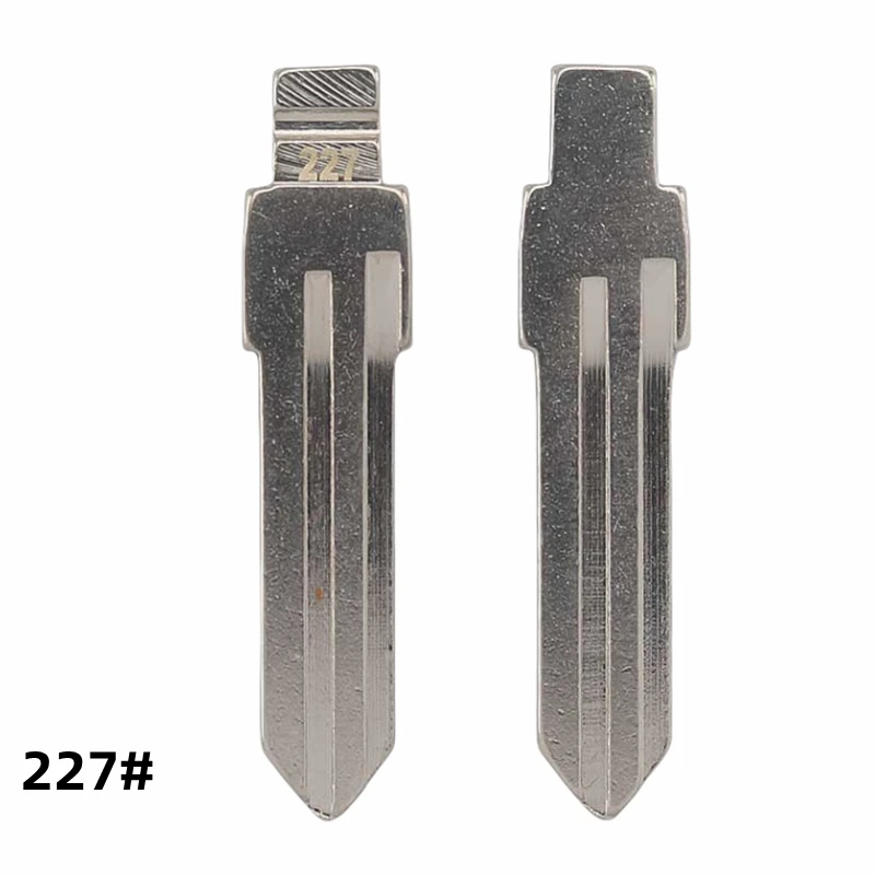 

OEM 5 шт. 227 # Металлический пустой необрезанный лезвие дистанционного ключа для Lada Keydiy KD Xhorse VVDI JMD