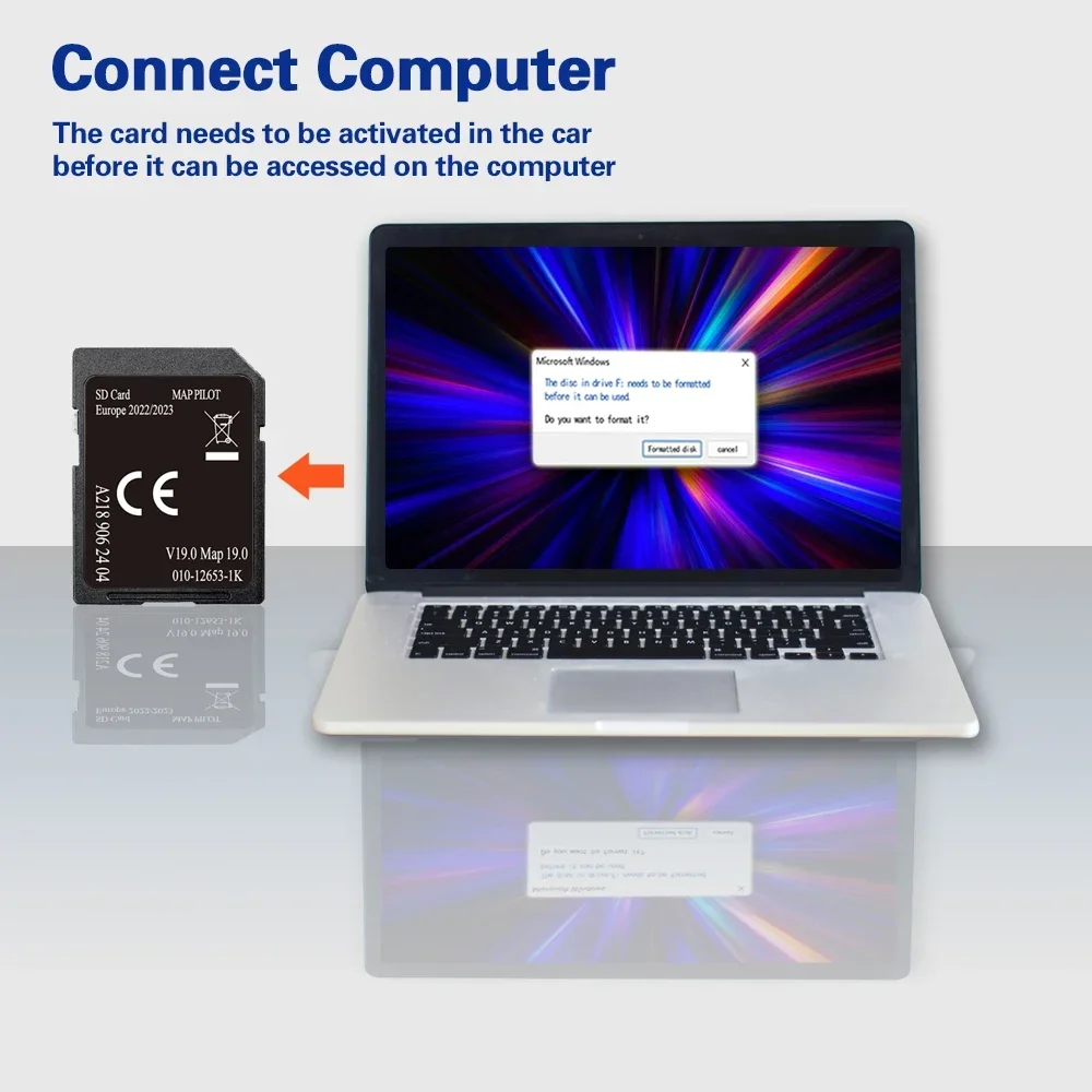 Карта памяти SD для Mercedes-Benz Garmin A B C ELA Nav Sat