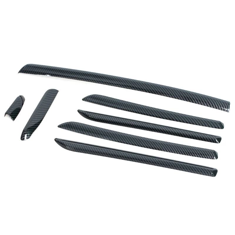 

Цвет автомобиля из углеродного волокна для Audi A3 S3 RS3 2014-2018, внутренняя часть двери центральной консоли, накладки, автомобильные аксессуары