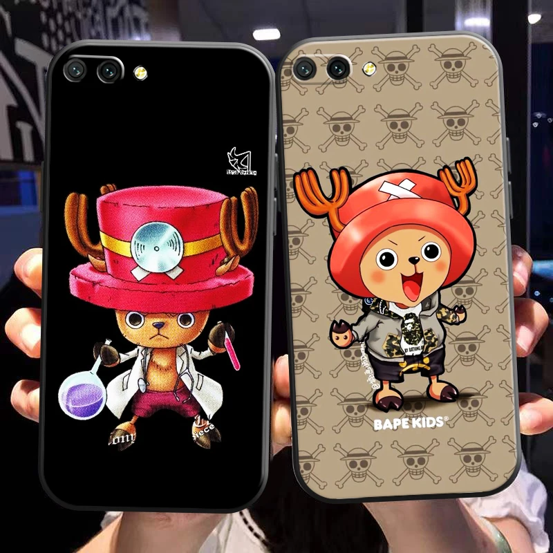 

ONE PIECE Tony Tony Chopper Phone Case For Huawei Honor 10X 9X Lite Pro 10 10i 9 9A Carcasa Soft Black Silicone Cover